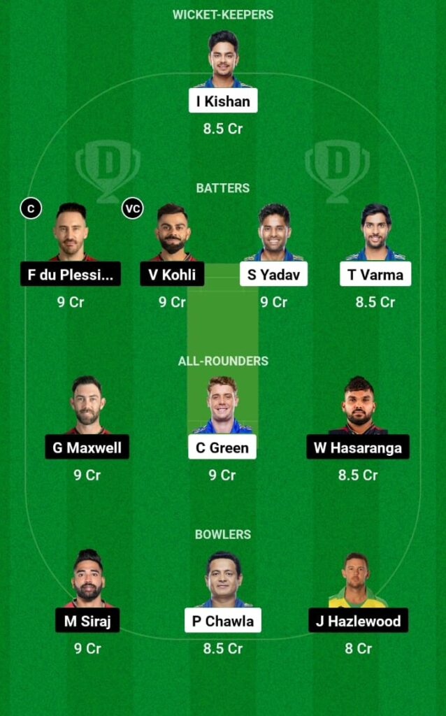 MI vs RCB - 1